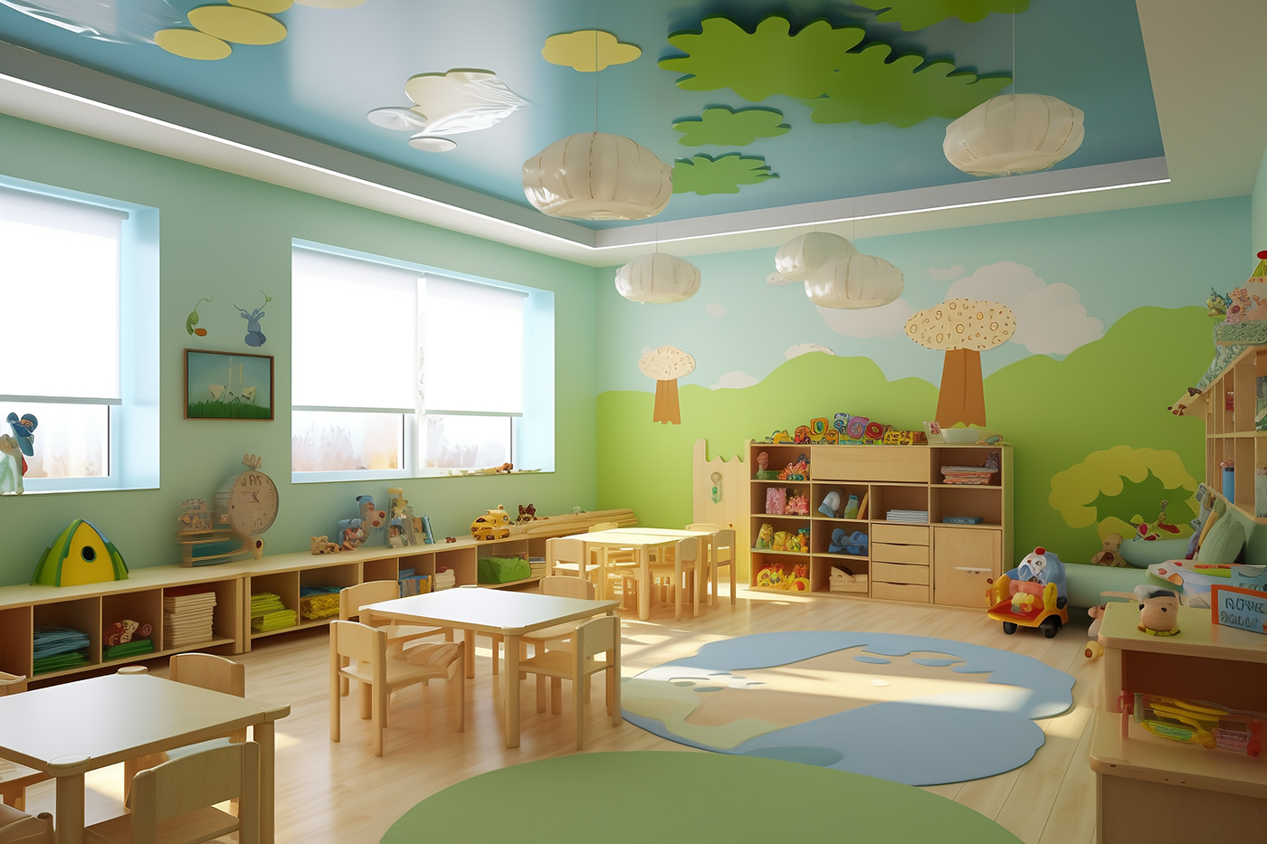 华邦保和学校室内墙面装饰装修 华邦保和学校室内墙面装饰装修